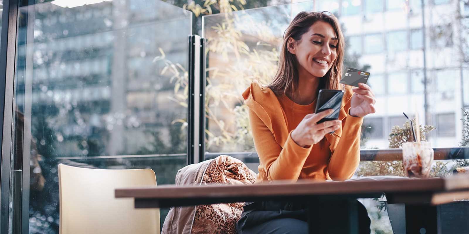 Happy family with financial security